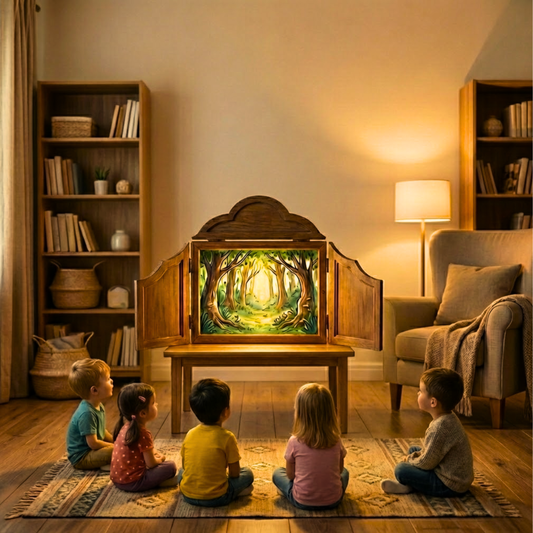 Kamishibai cos'è: la magia lenta che allontana gli schermi